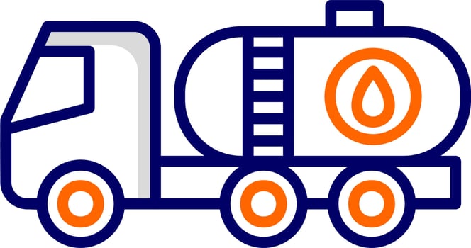 Oil Tank Vector Icon