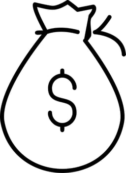 Money Bag Vector Icon