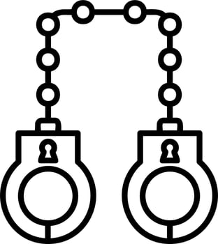 Handcuffs Vector Icon