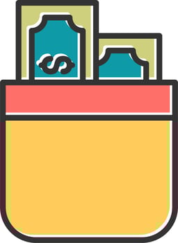 Pocket Vector Icon