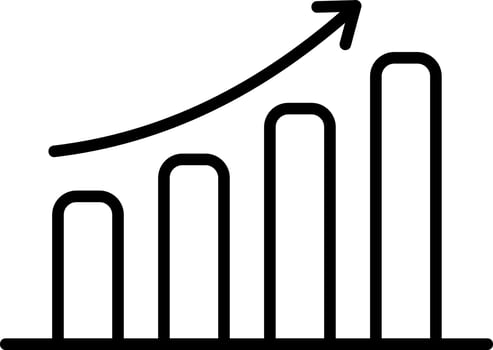 Bar Chart Vector Icon