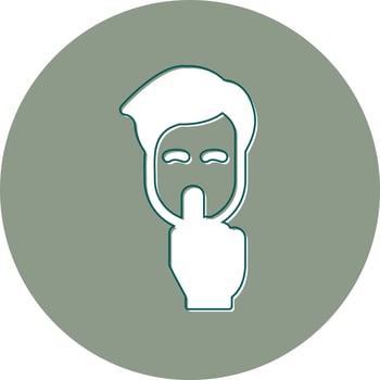 Silence Vector Icon