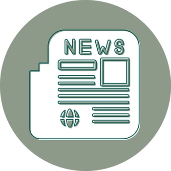 Newspaper Vector Icon