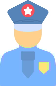 Policeman Vector Icon