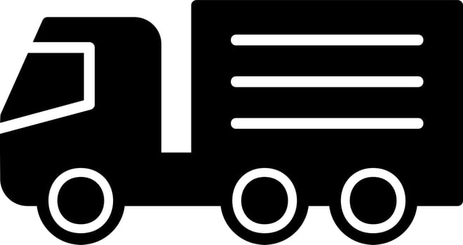 Cargo Truck Vector Icon