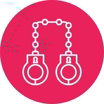 Handcuffs Vector Icon