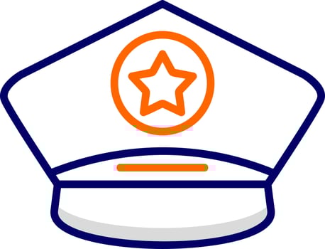 Police Cap Vector Icon