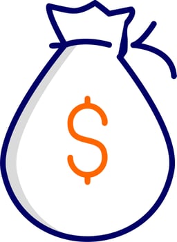 Money Bag Vector Icon