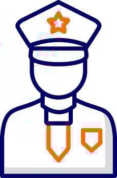 Policeman Vector Icon