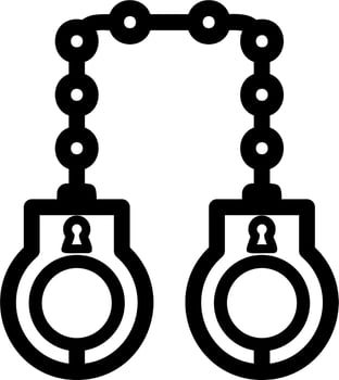 Handcuffs Vector Icon