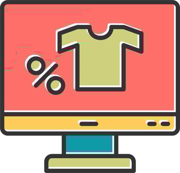 Online Sale Vector Icon
