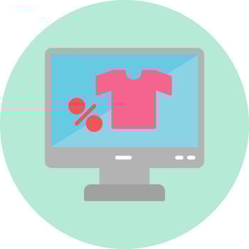 Online Sale Vector Icon