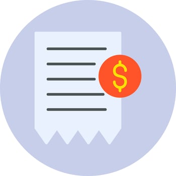 Bill Vector Icon