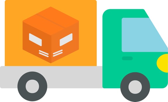 Delivery Truck Vector Icon