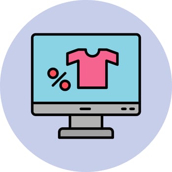 Online Sale Vector Icon