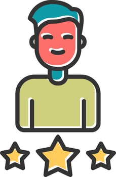 Best Employee Vector Icon