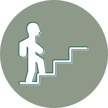 Career Path Vector Icon