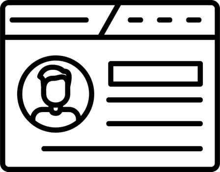 Profile Vector Icon