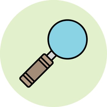 Magnifying Glass Vector Icon