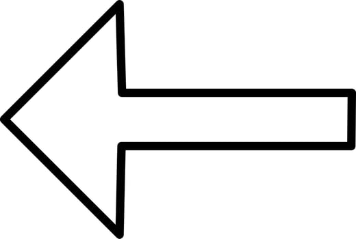 Left Arrow Vector Icon