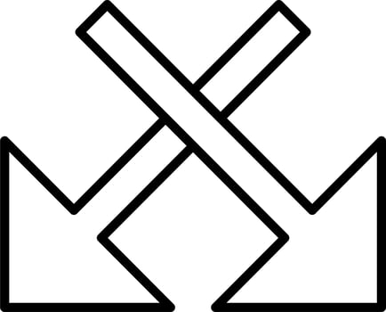 Intersect Vector Icon