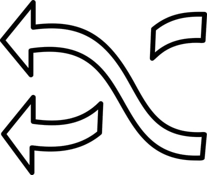 Shuffle Vector Icon