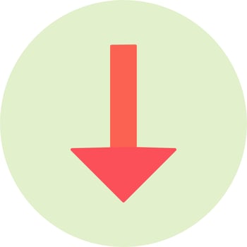 Down Arrow Vector Icon