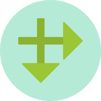 Intersect Vector Icon