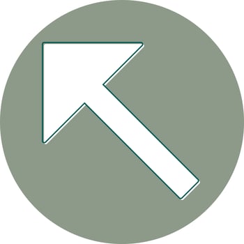 Upper Left Arrow Vector Icon