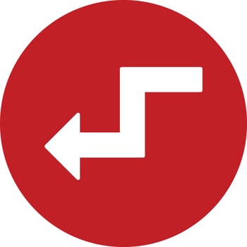 Zigzag Arrow Vector Icon