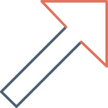 Up Right Arrow Vector Icon