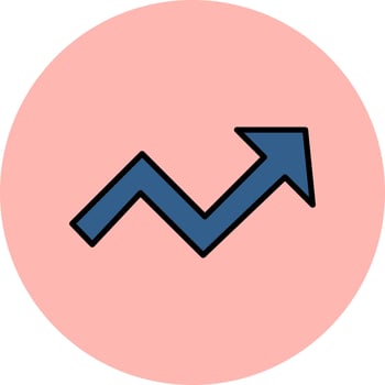 Trend Vector Icon