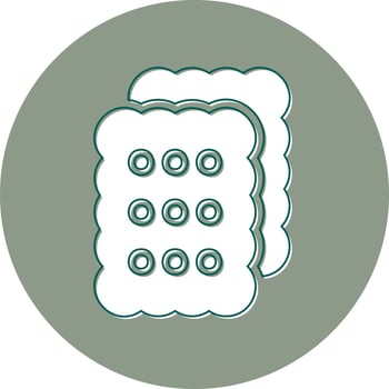 Biscuit Vector Icon