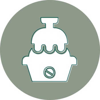 Chocolate Fountain Vector Icon