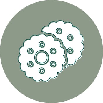 Biscuits Vector Icon