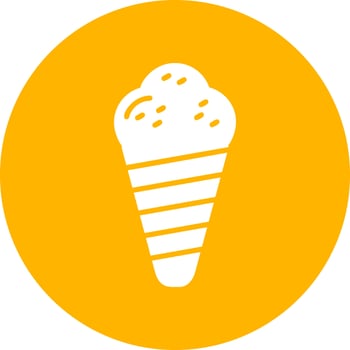 Ice Cream Cone Vector Icon