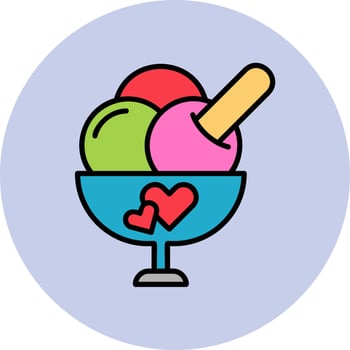 Ice Cream Vector Icon