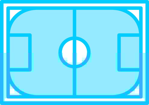 Football Pitch Vector Icon