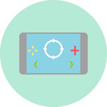 Mobile Game Vector Icon