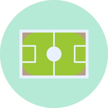 Football Pitch Vector Icon