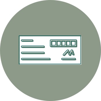 Cheque Vector Icon