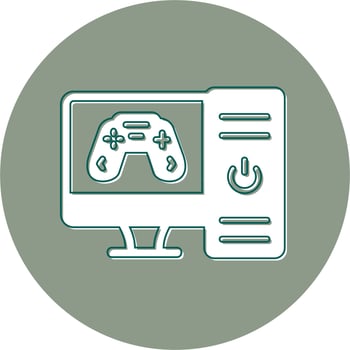 Computer Game Vector Icon