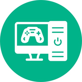 Computer Game Vector Icon
