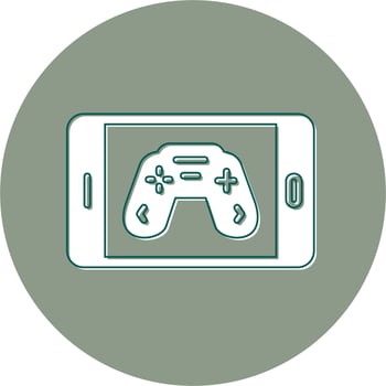 Mobile Game Vector Icon