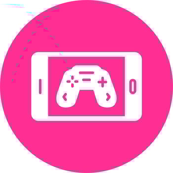 Mobile Game Vector Icon