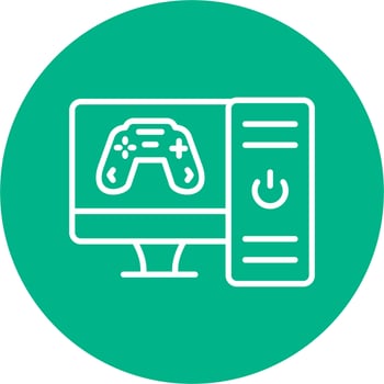 Computer Game Vector Icon