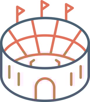 Stadium Vector Icon