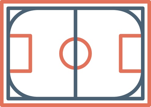 Football Pitch Vector Icon