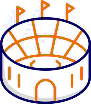 Stadium Vector Icon