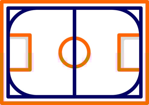 Football Pitch Vector Icon